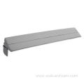 Memory foam bed wedge pillow rail